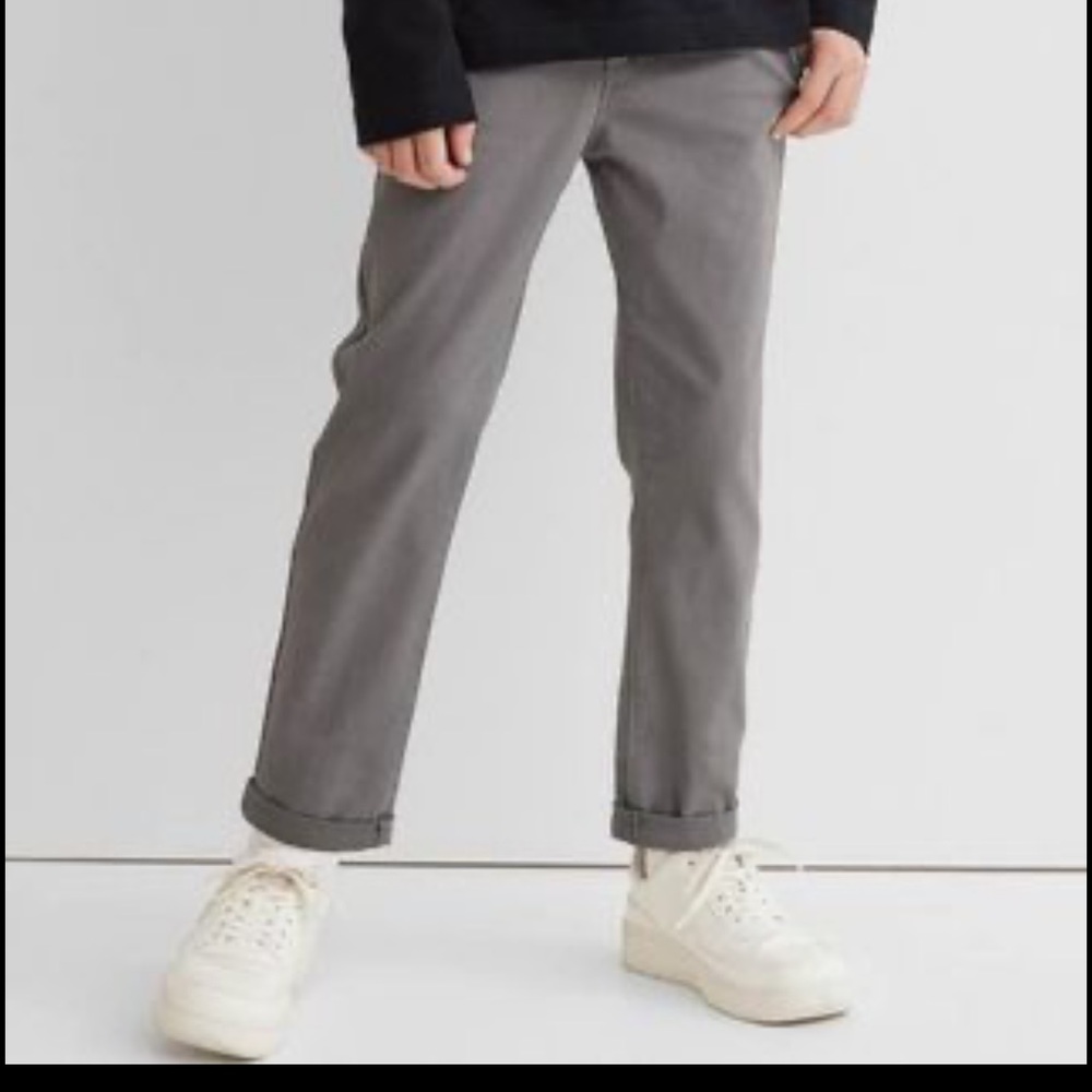 H&M Slim Fit Chinos Boys 16 (12-13 Years) Adjustable Waist. Like New. Orig $25